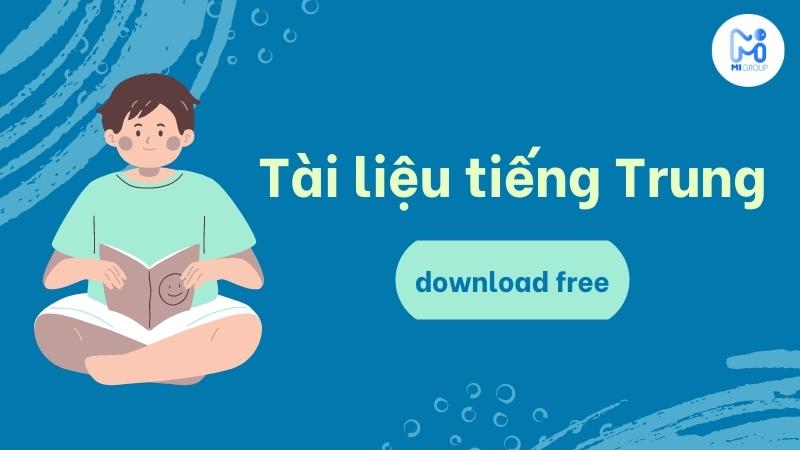 Trọn bộ tài liệu tiếng Trung miễn phí